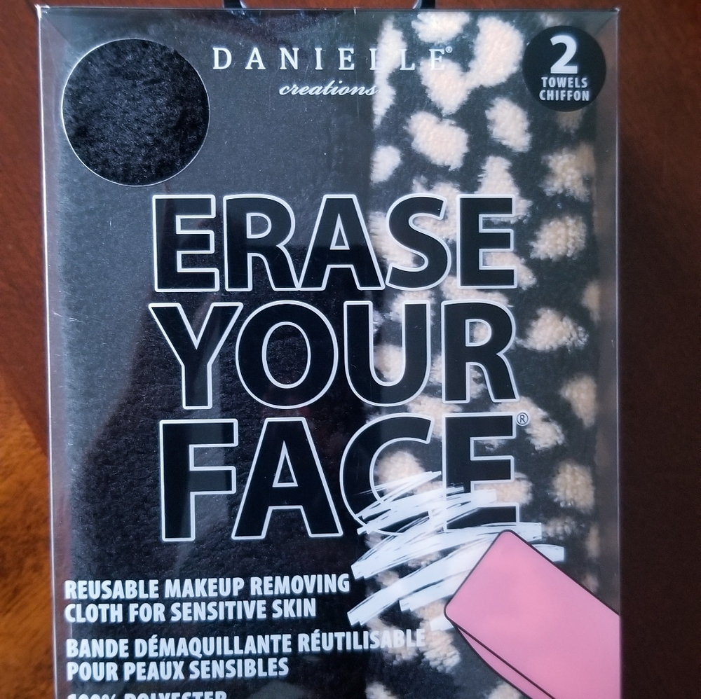 2-pack reusable makeup removing cloth